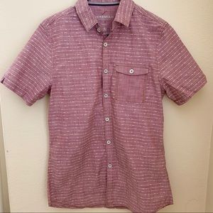 Jeremiah Red Button-Up Shirt